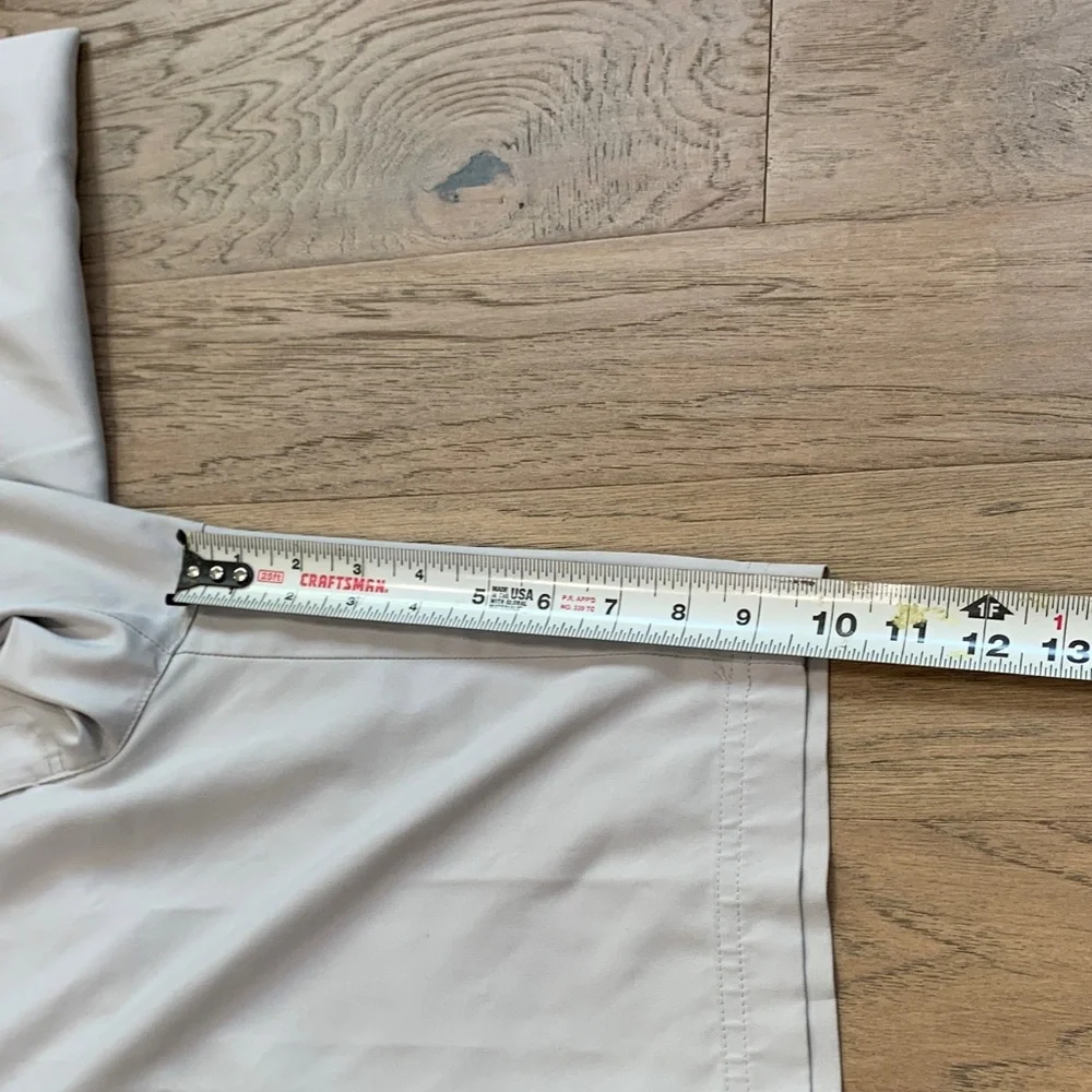 Grand Slam Men's Light White Flat-Front Golf Shorts Size 42x10